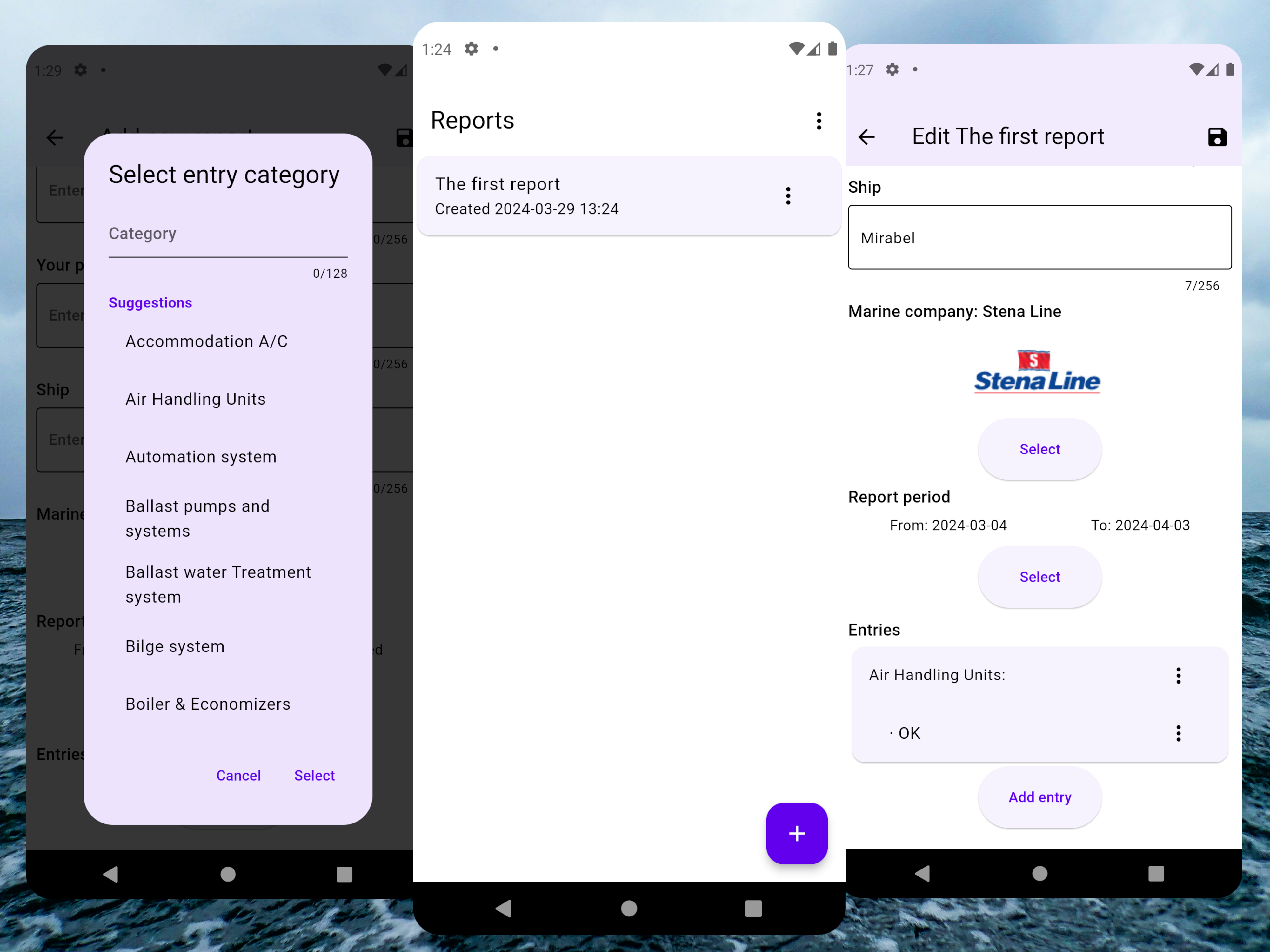 Image with screenshots